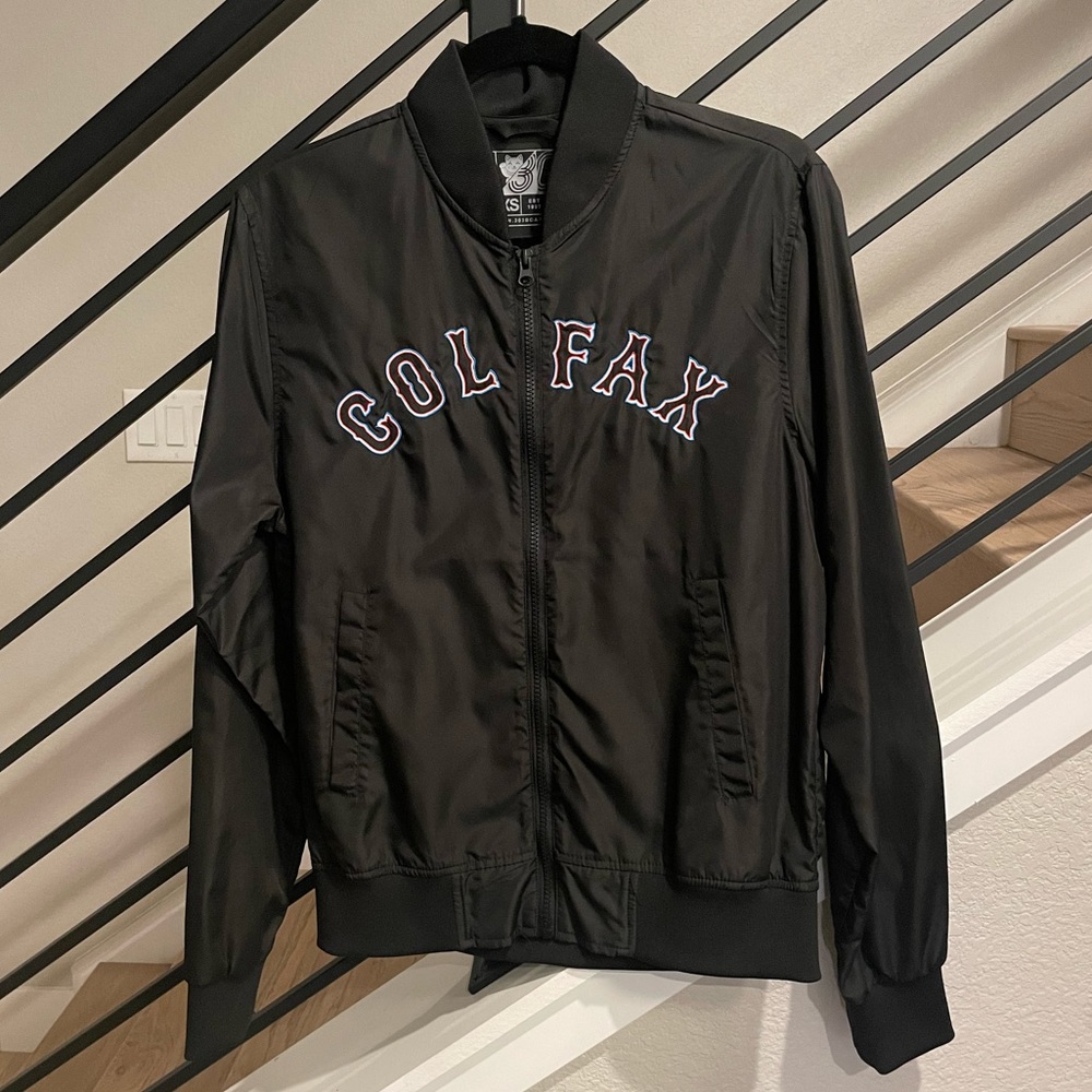 303 BOARDS Women’s Black Colfax Bomber Jacket size XS